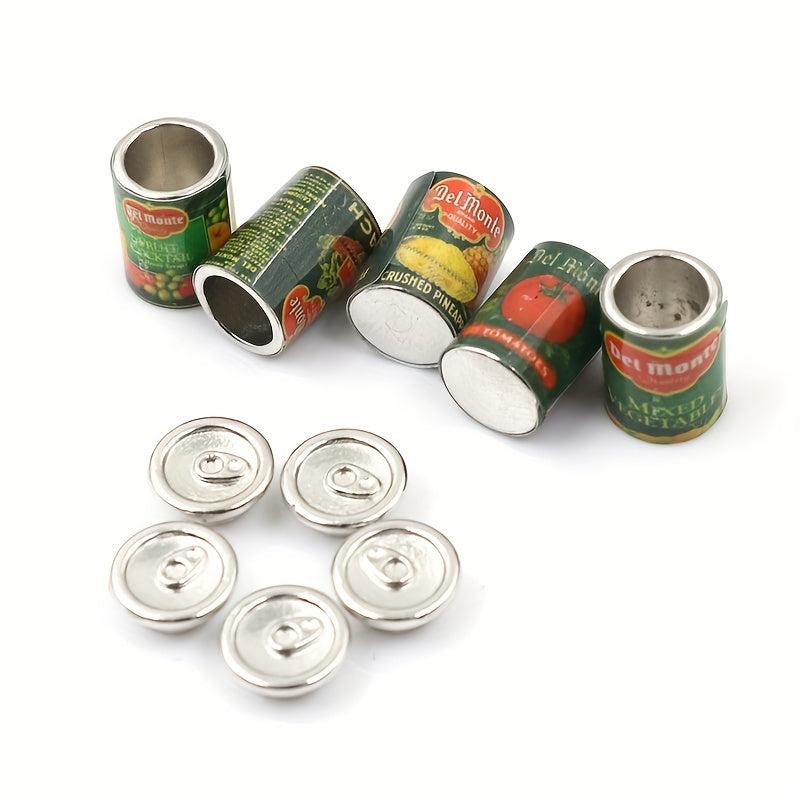 Mini Fruit Canned Dollhouse Food Kitchen Doll Accessories Gift