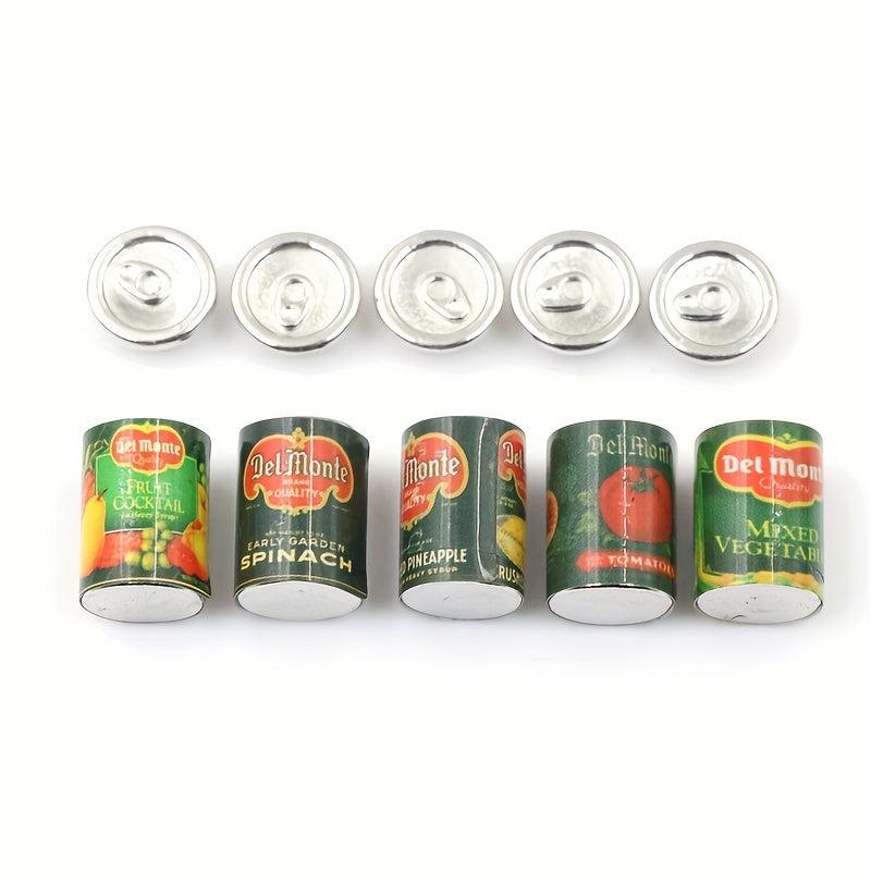 Mini Fruit Canned Dollhouse Food Kitchen Doll Accessories Gift