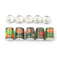 Mini Fruit Canned Dollhouse Food Kitchen Doll Accessories Gift