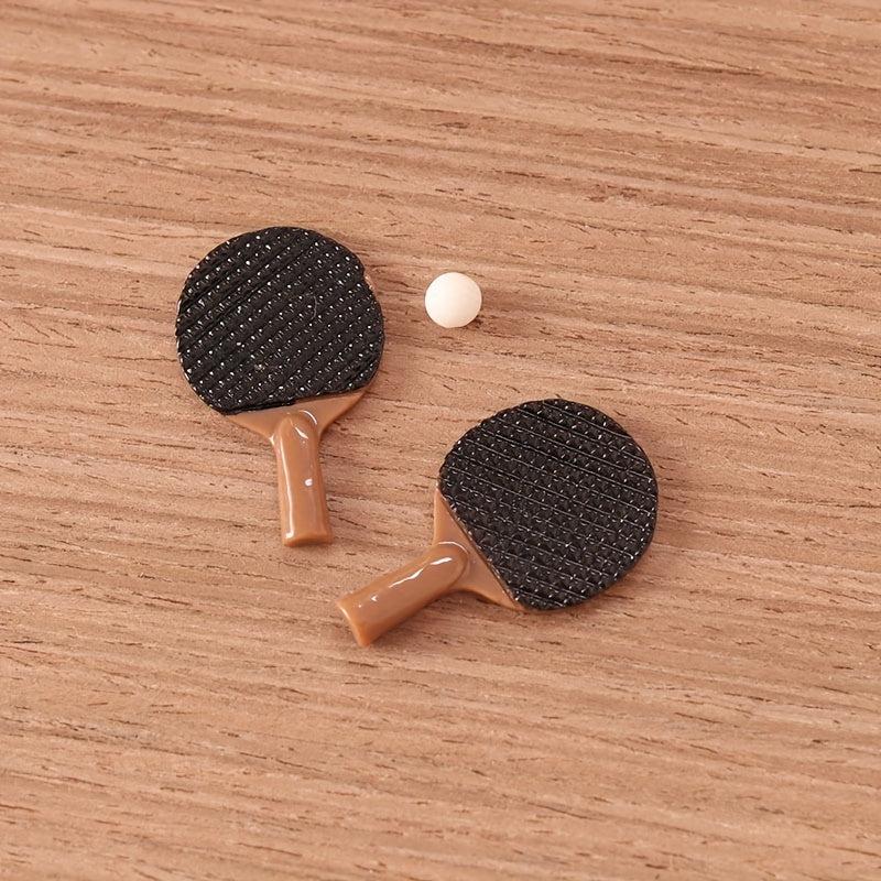 Table Tennis Racket Model DIY Accessories for Dollhouse Simulation