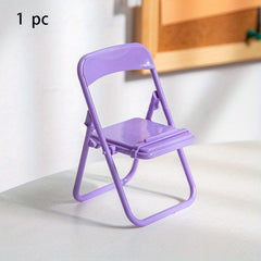 Mini Dollhouse Stool & Phone Holder
