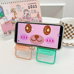 Mini Dollhouse Stool & Phone Holder