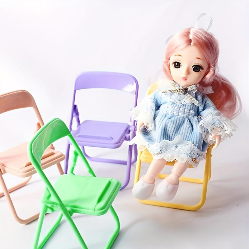 Mini Dollhouse Stool & Phone Holder