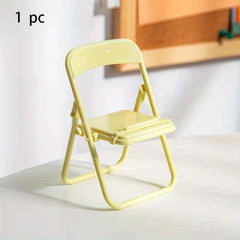 Mini Dollhouse Stool & Phone Holder