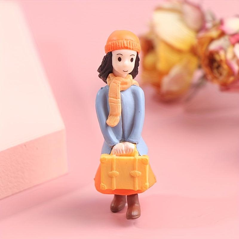 2pcs Couple Doll Toy Model Doll Decoration