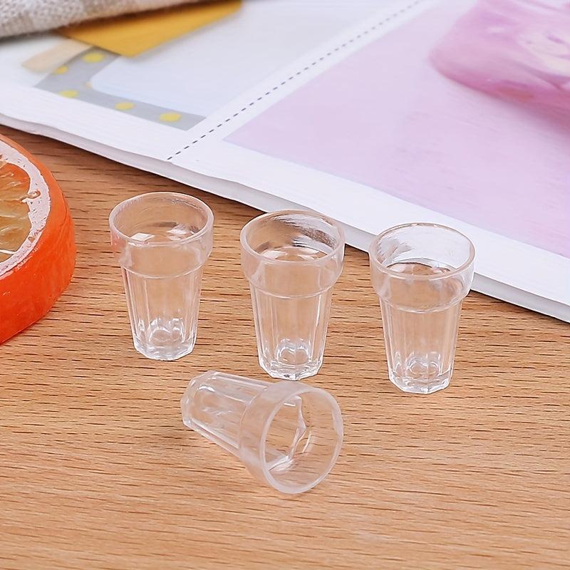Set of 4 Dollhouse Beer Cups Miniature Accessories