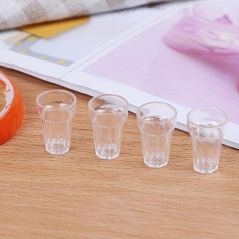 Set of 4 Dollhouse Beer Cups Miniature Accessories