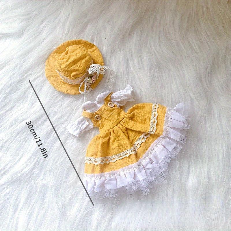 6 Piece BJD Doll Clothes Set Perfect Lolita Girl Gift