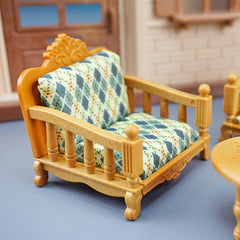 Forest Family Dollhouse Kitchen Accessories Mini Model Reindeer Animal Furniture
