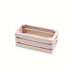 1pc Mini Wooden Storage Basket Model for Doll House