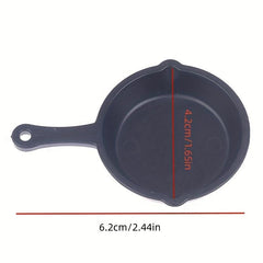 Mini Frying Egg Pans for Dollhouse Kitchen
