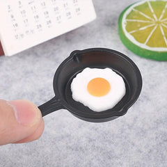 Mini Frying Egg Pans for Dollhouse Kitchen