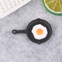 Mini Frying Egg Pans for Dollhouse Kitchen