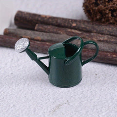 1:12 Scale Metal Watering Can Garden Decor for Dolls