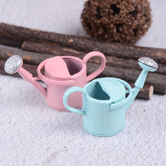 1:12 Scale Metal Watering Can Garden Decor for Dolls