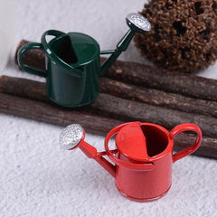 1:12 Scale Metal Watering Can Garden Decor for Dolls