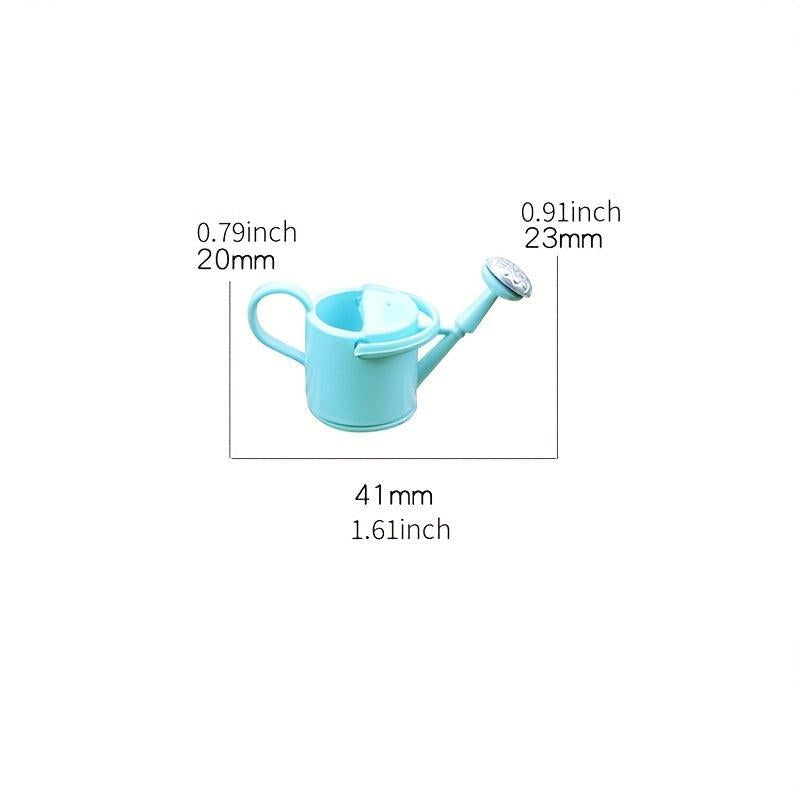 1:12 Scale Metal Watering Can Garden Decor for Dolls