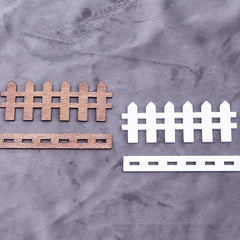 1pc Dollhouse Wooden Fence Micro Landscape Decoration