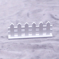 1pc Dollhouse Wooden Fence Micro Landscape Decoration