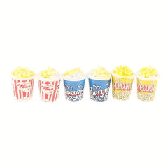 4pcs Dollhouse Popcorn Pretend Play Simulative Food Model DIY Toy
