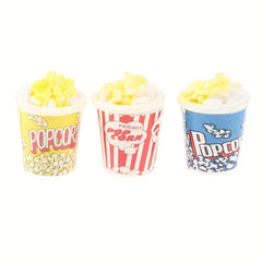 4pcs Dollhouse Popcorn Pretend Play Simulative Food Model DIY Toy