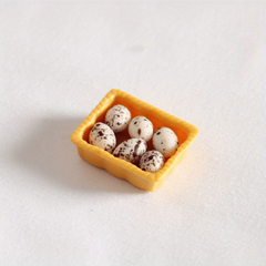 1:12 Doll Room Mini Egg Food Model Kitchen Doll Toy