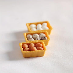 1:12 Doll Room Mini Egg Food Model Kitchen Doll Toy