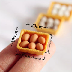 1:12 Doll Room Mini Egg Food Model Kitchen Doll Toy