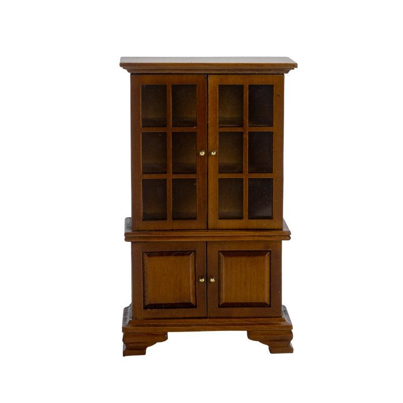 Modern Glass Cabinet Doll House Furniture Ornaments