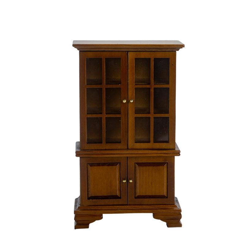 Modern Glass Cabinet Doll House Furniture Ornaments