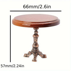 Mini Retro Table and Chair Decoration for Dollhouse