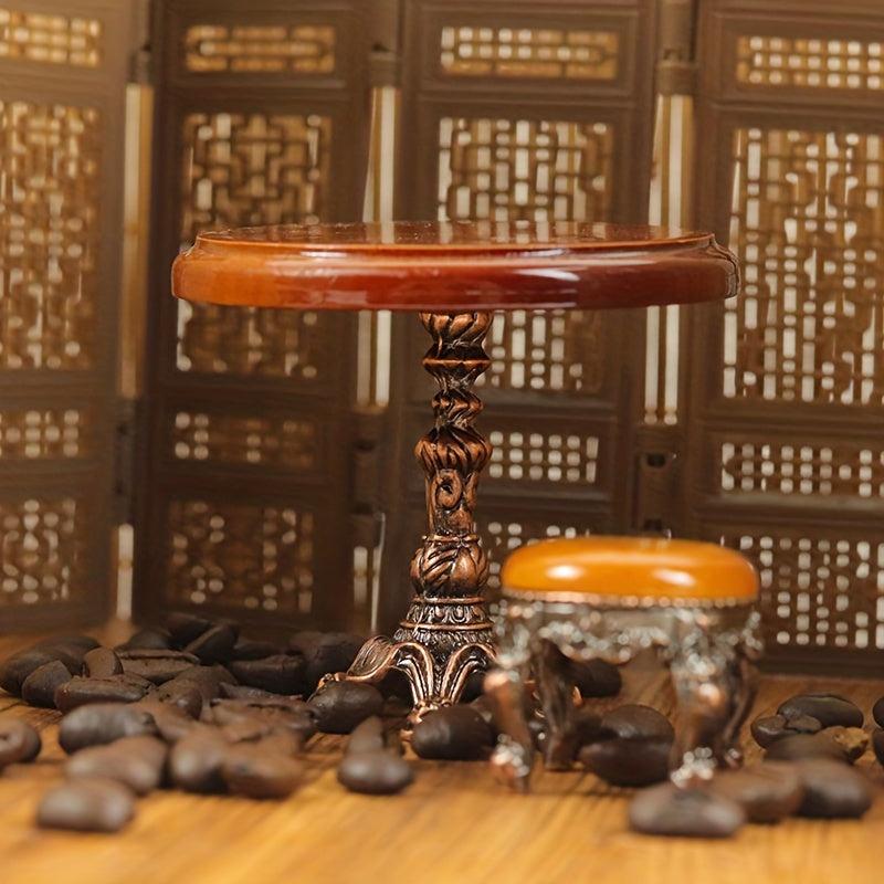 Mini Retro Table and Chair Decoration for Dollhouse
