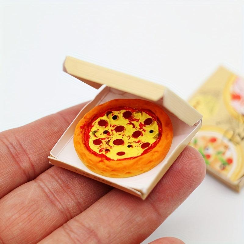 Miniature Pizza Box for OB11 BJD Doll Model Photography