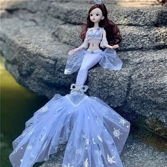 Princess Mermaid Doll Dress Up Toy Birthday Christmas Gift