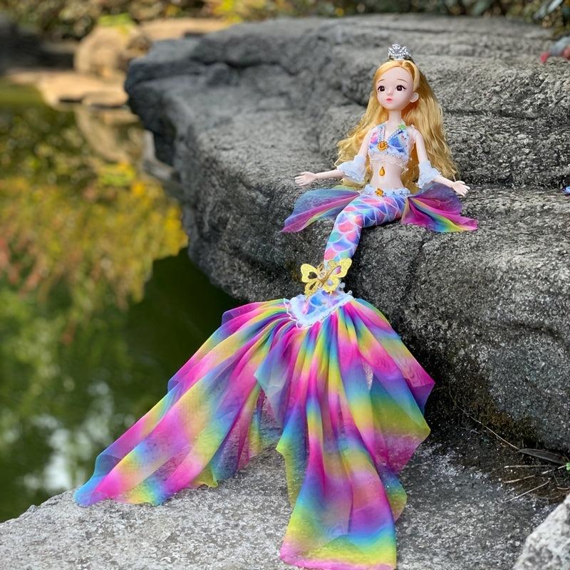 Princess Mermaid Doll Dress Up Toy Birthday Christmas Gift