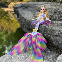 Princess Mermaid Doll Dress Up Toy Birthday Christmas Gift