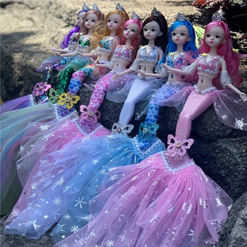 Princess Mermaid Doll Dress Up Toy Birthday Christmas Gift