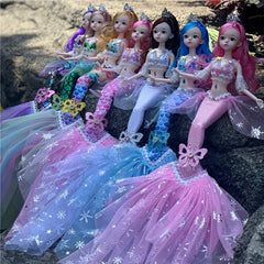 Princess Mermaid Doll Dress Up Toy Birthday Christmas Gift