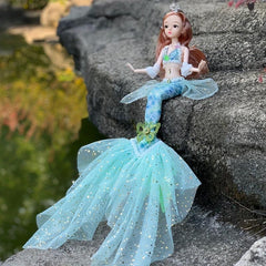 Princess Mermaid Doll Dress Up Toy Birthday Christmas Gift