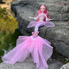 Princess Mermaid Doll Dress Up Toy Birthday Christmas Gift