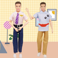 Boy Doll Clothes Set For 12 Inch Dolls Casual Wear Outfits