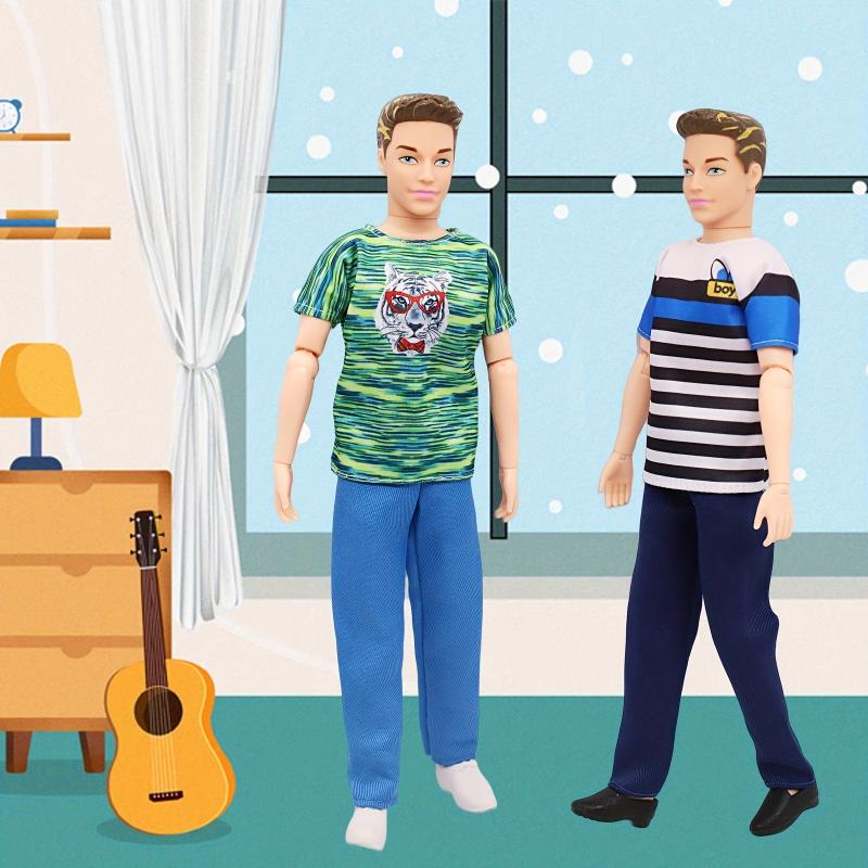 Boy Doll Clothes Set For 12 Inch Dolls Casual Wear Outfits