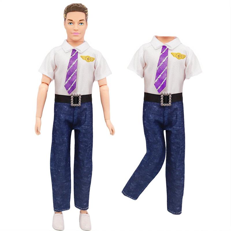 Boy Doll Clothes Set For 12 Inch Dolls Casual Wear Outfits