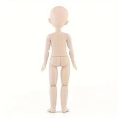 28cm BJD Doll Make up Open Eye Muscle 22 Joint Voxel Head