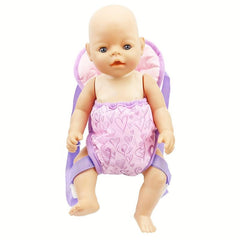 17 18 Inch Toy Girl Doll Backpack Strap Newborn Doll Clothes Accessories