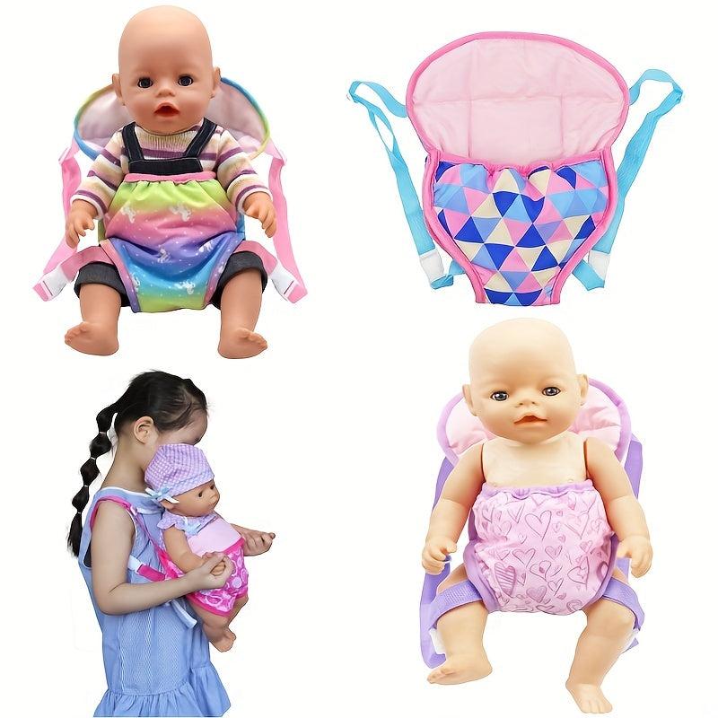 17 18 Inch Toy Girl Doll Backpack Strap Newborn Doll Clothes Accessories