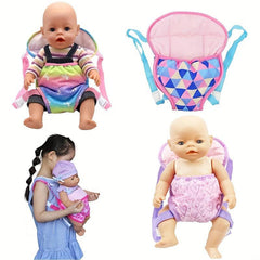 17 18 Inch Toy Girl Doll Backpack Strap Newborn Doll Clothes Accessories