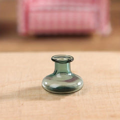 1:12 Dollhouse Glass Vase, Flower Arranger, Storage Jar, Home Garden Decor