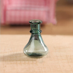 1:12 Dollhouse Glass Vase, Flower Arranger, Storage Jar, Home Garden Decor