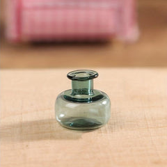 1:12 Dollhouse Glass Vase, Flower Arranger, Storage Jar, Home Garden Decor